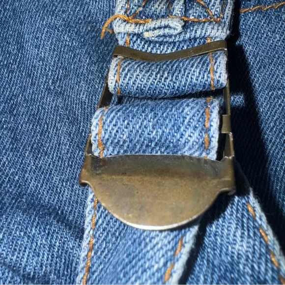 Vintage Rugged Exposure Denim Backpack Blue Jean 90s Y2K Bag - Picture 8 of 12